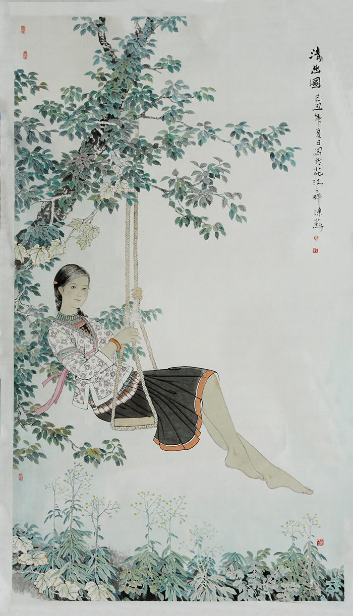 陈苏-小写意人物画20